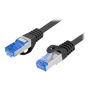 Lanberg Patchcord Cat.6A S/FTP LSZH CCA , PCF6A-10CC-2000-BK , 20 m