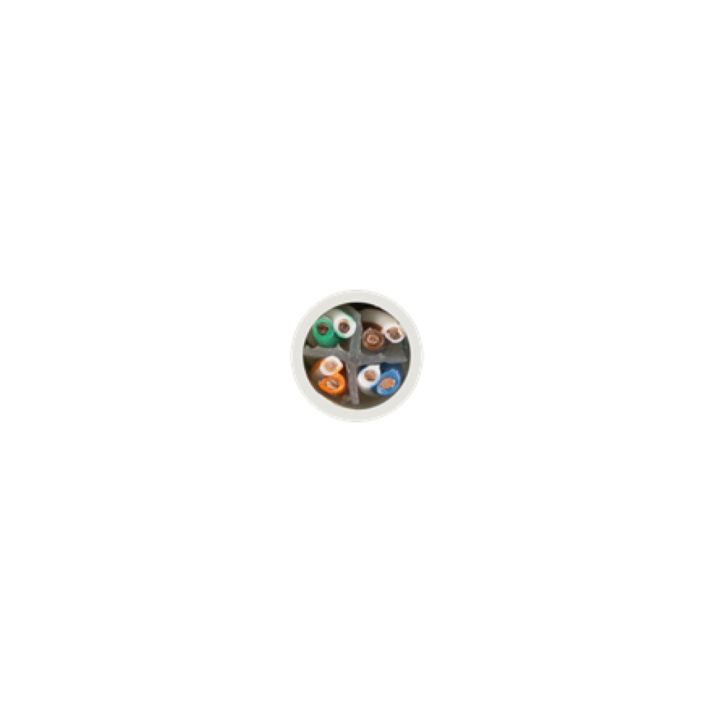 Lanberg Lan Cable Cat.6 UTP 305M Solid CU LSZH Grey CPR+ Fluke Passed , LCU6L-11CU-0305-S