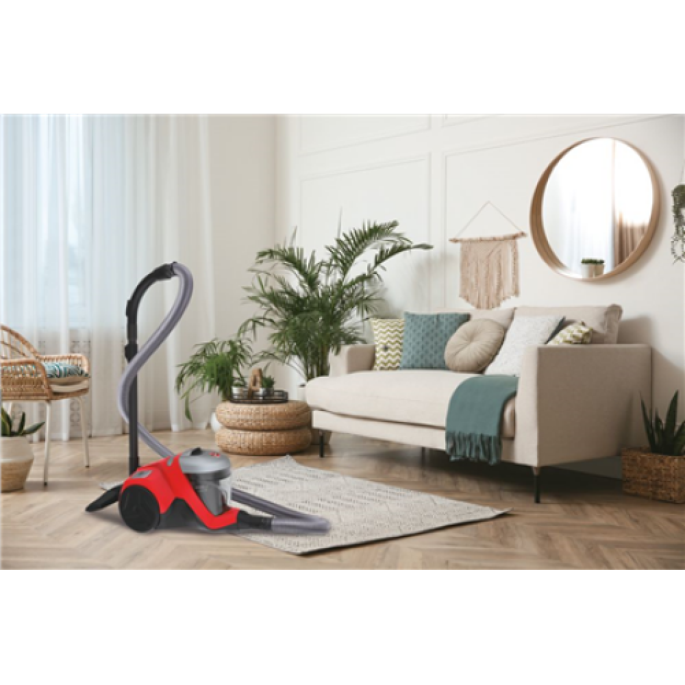 Hoover , Vacuum cleaner , HP310HM 011 , Bagless , Power 850 W , Dust capacity 2 L , Red/Black