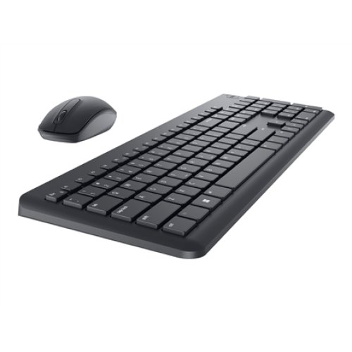 Dell Keyboard and Mouse , KM3322W , Keyboard and Mouse Set , Wireless , Batteries included , Wireless connection , Ukrainian , Black