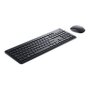 Dell Keyboard and Mouse , KM3322W , Keyboard and Mouse Set , Wireless , Batteries included , Wireless connection , Ukrainian , Black