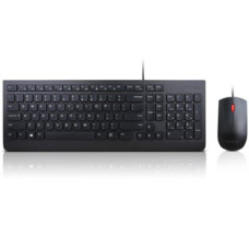 Lenovo Essential Wired Keyboard and Mouse Combo - US English with Euro symbol