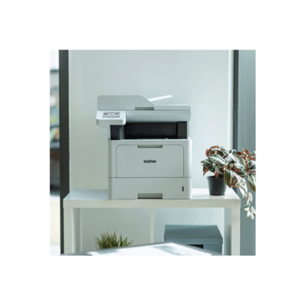 Brother Multifunction Printer , DCP-L5510DW , Laser , Mono , All-in-one , A4 , Wi-Fi , White