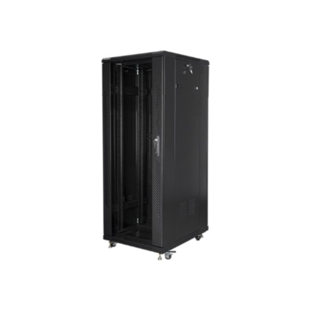 Lanberg , Rack cabinet 19 free-standing 32U/600x800 (flat pack) , FF01-6832-12B , Black