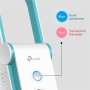 TP-LINK , Extender , RE365 , 802.11ac , 2.4GHz/5GHz , 300+867 Mbit/s , 10/100 Mbit/s , Ethernet LAN (RJ-45) ports 1 , MU-MiMO No , no PoE , Antenna type 2xExternal