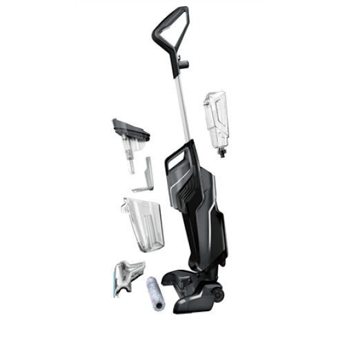 Bissell , Vacuum Cleaner , CrossWave C6 Cordless Select , Cordless operating , Handstick , Washing function , 255 W , 36 V , Operating time (max) 25 min , Black/Titanium/Blue , Warranty 24 month(s)