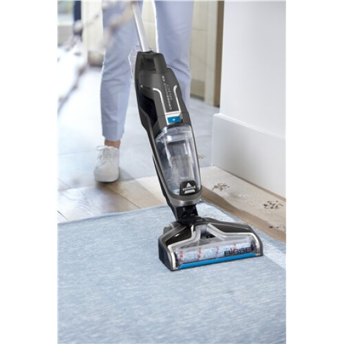 Bissell , Vacuum Cleaner , CrossWave C6 Cordless Select , Cordless operating , Handstick , Washing function , 255 W , 36 V , Operating time (max) 25 min , Black/Titanium/Blue , Warranty 24 month(s)