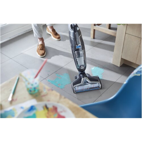 Bissell , Vacuum Cleaner , CrossWave C6 Cordless Select , Cordless operating , Handstick , Washing function , 255 W , 36 V , Operating time (max) 25 min , Black/Titanium/Blue , Warranty 24 month(s)