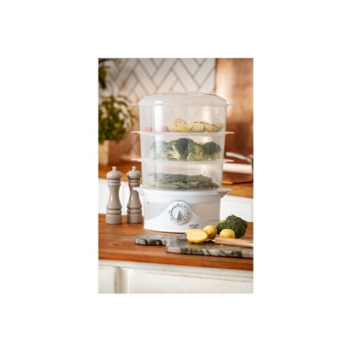 Adler , White , 800 W W , Number of baskets 3