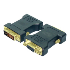 Logilink , DVI-I male Dual-Link (24+5 pin) VGA female HD (15-pin) , Black , DVI -I , VGA