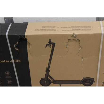 SALE OUT. Xiaomi Electric Scooter 4 Lite EU , SALE OUT. SALE OUT. Xiaomi Electric Scooter 4 Lite EU , 300 W , 25 km/h , 8.5 , 6 month(s) , Black , DAMAGED PACKAGING