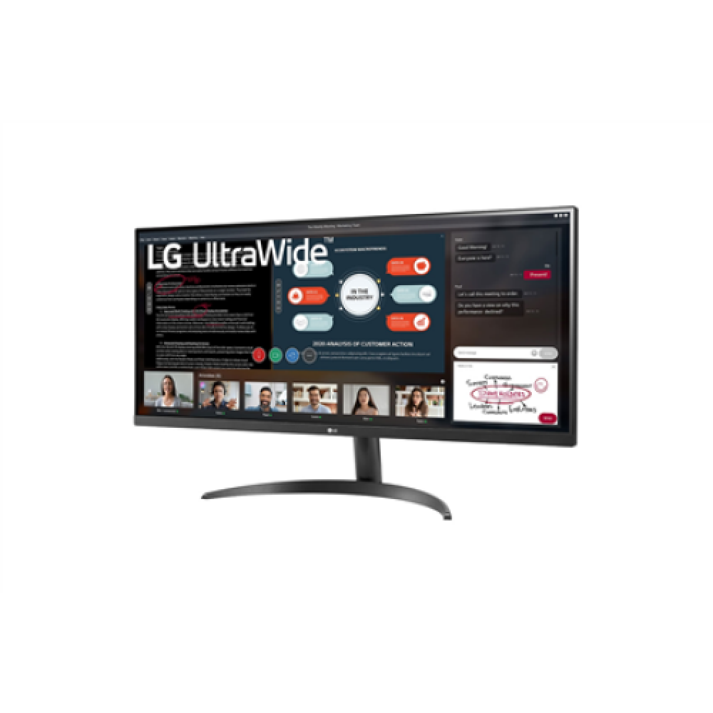 LG Monitor 34WP500-B.BEU 34 IPS UW FHD 21:9 5 ms 250 cd/m² HDMI ports quantity 2 75 Hz