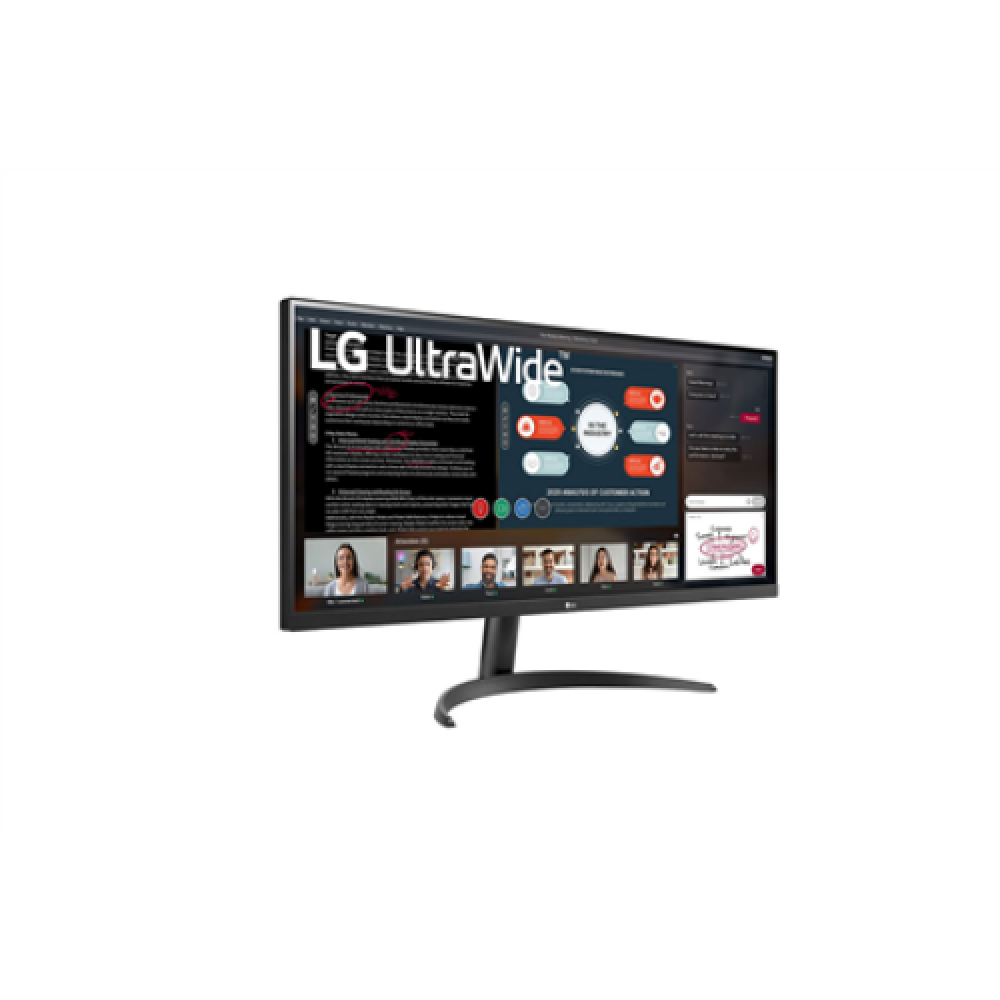 LG Monitor 34WP500-B.BEU 34 IPS UW FHD 21:9 5 ms 250 cd/m² HDMI ports quantity 2 75 Hz