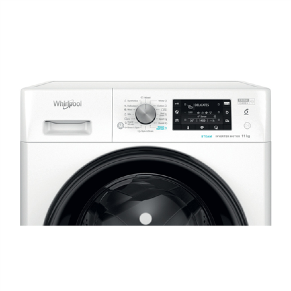 Whirlpool Washing machine , FFD 11489 BV EE , Energy efficiency class A , Front loading , Washing capacity 11 kg , 1400 RPM , Depth 61 cm , Width 60 cm , Display , LCD , Steam function , White