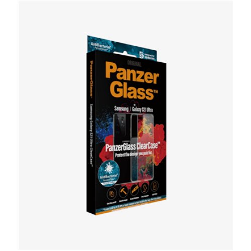 PanzerGlass ClearCase Samsung, Galaxy S21 Ultra Series, Thermoplastic polyurethane (TPU), Clear