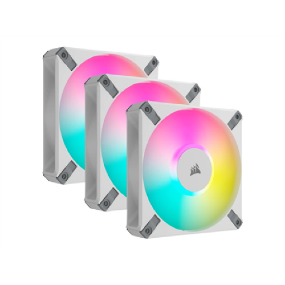 Corsair , 120mm PWM Triple Fan Kit , iCUE AF120 RGB ELITE , Case Fan