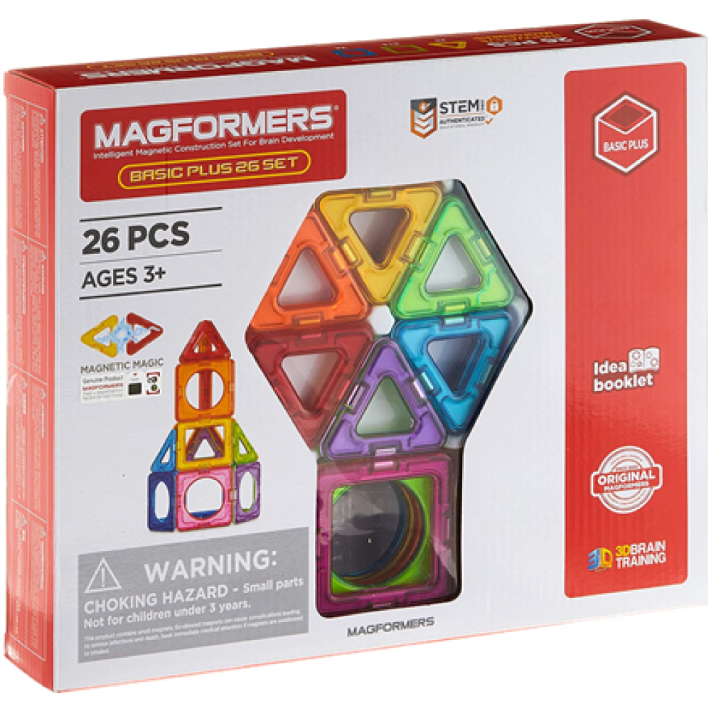 Magformers Basic Plus 26 Set , Magformers