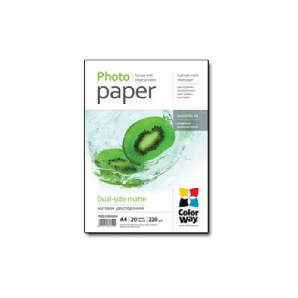 220 g/m² , A4 , Matte Dual-Side Photo Paper