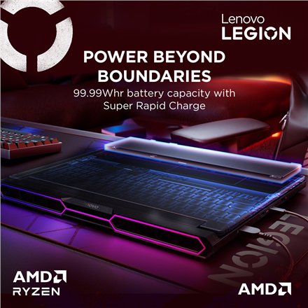 Lenovo Legion Pro 7 16AFR10H , Eclipse Black , 16 , OLED , WQXGA , 2560 x 1600 pixels , 240 Hz , Glossy , AMD Ryzen 9 , 9955HX , 32 GB , SO-DIMM DDR5 , Solid-state drive capacity 1000 GB , NVIDIA GeForce RTX 5070 Ti , GDDR7 , 12 GB , Windows 11 Home , 802