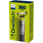 Philips , OneBlade 360 Shaver/Trimmer, For Face and Body , QP2830/20 , Operating time (max) 60 min , Wet & Dry , Lithium Ion , Black/Yellow