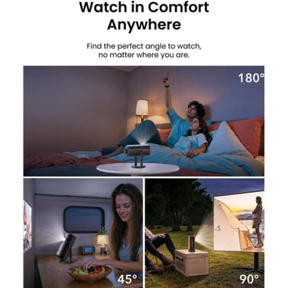 Anker Nebula , Capsule Gimbal Stand , Adjustable Viewing Angle , Maximum weight (capacity) 1 kg , Black