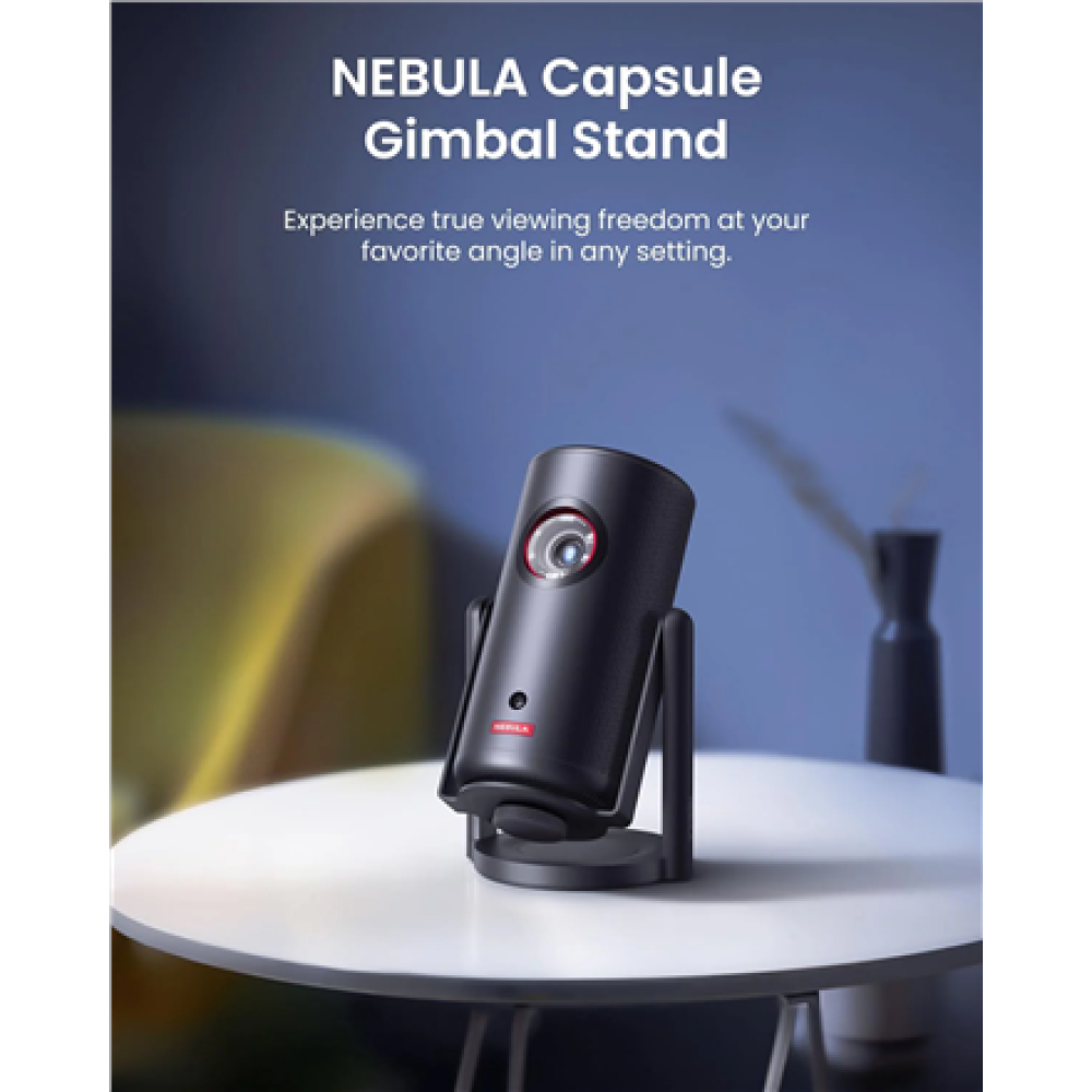 Anker Nebula , Capsule Gimbal Stand , Adjustable Viewing Angle , Maximum weight (capacity) 1 kg , Black