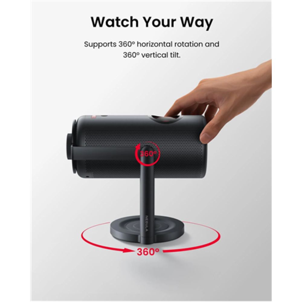 Anker Nebula , Capsule Gimbal Stand , Adjustable Viewing Angle , Maximum weight (capacity) 1 kg , Black