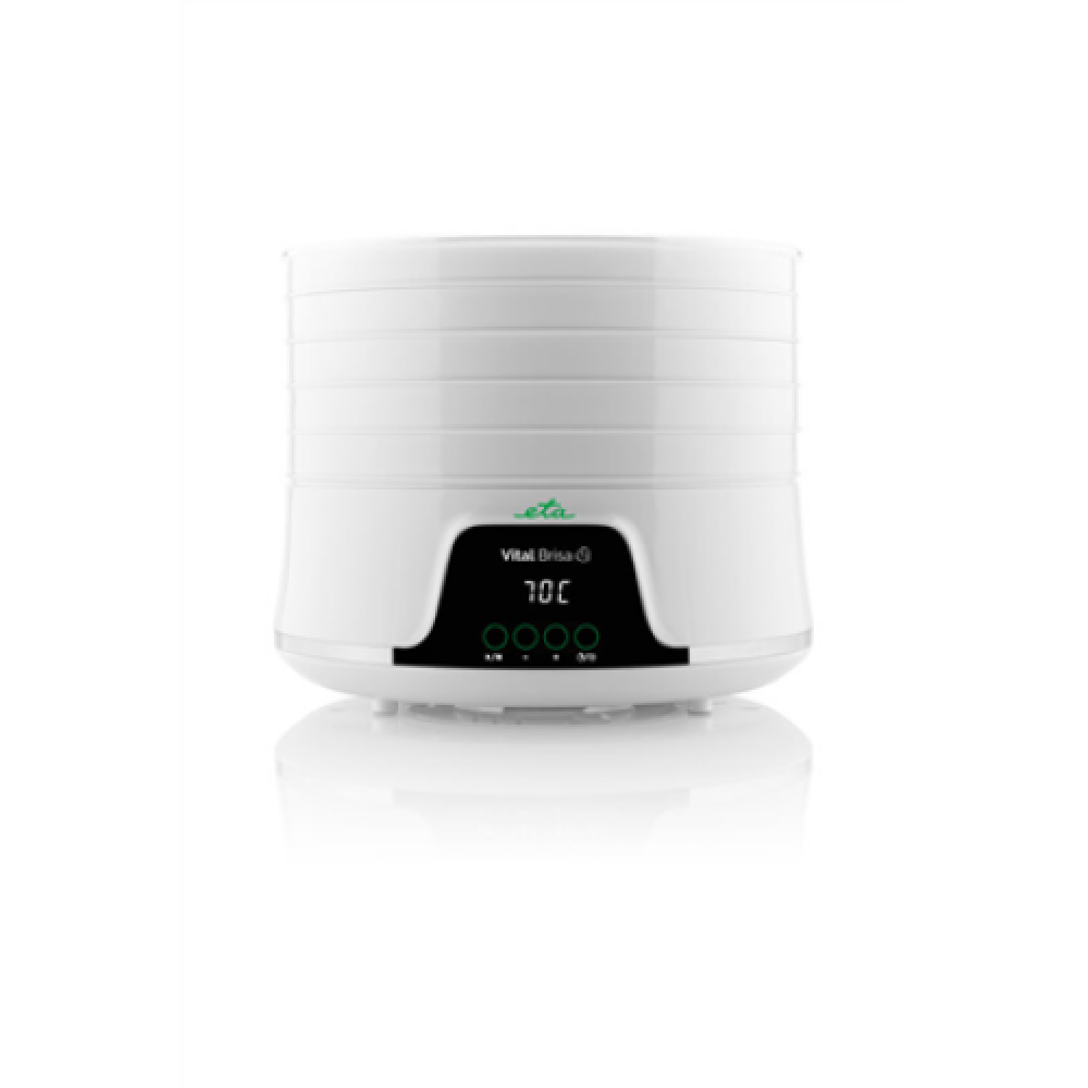 ETA Food Dehydrator Brisa ETA130290000 Power 500 W, Number of trays 5, Temperature control, Integrated timer, White