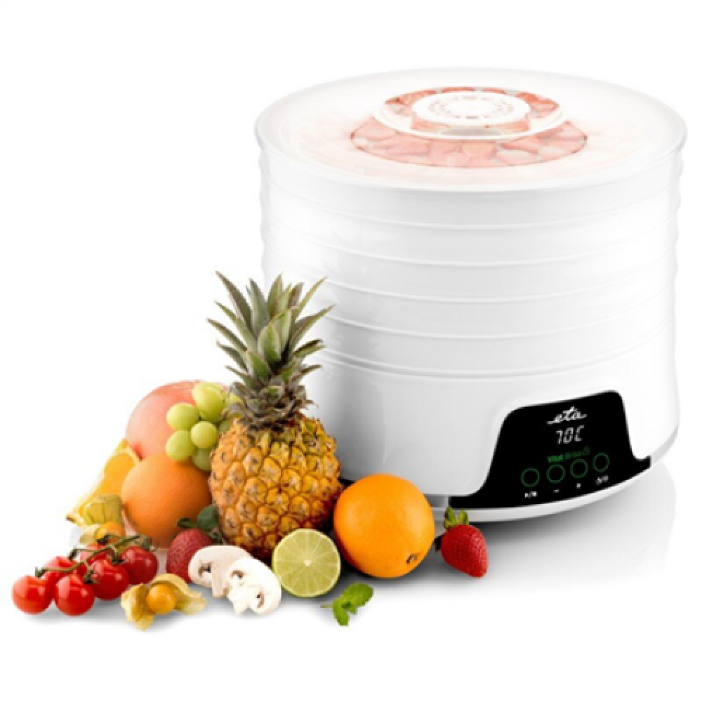 ETA Food Dehydrator Brisa ETA130290000 Power 500 W, Number of trays 5, Temperature control, Integrated timer, White