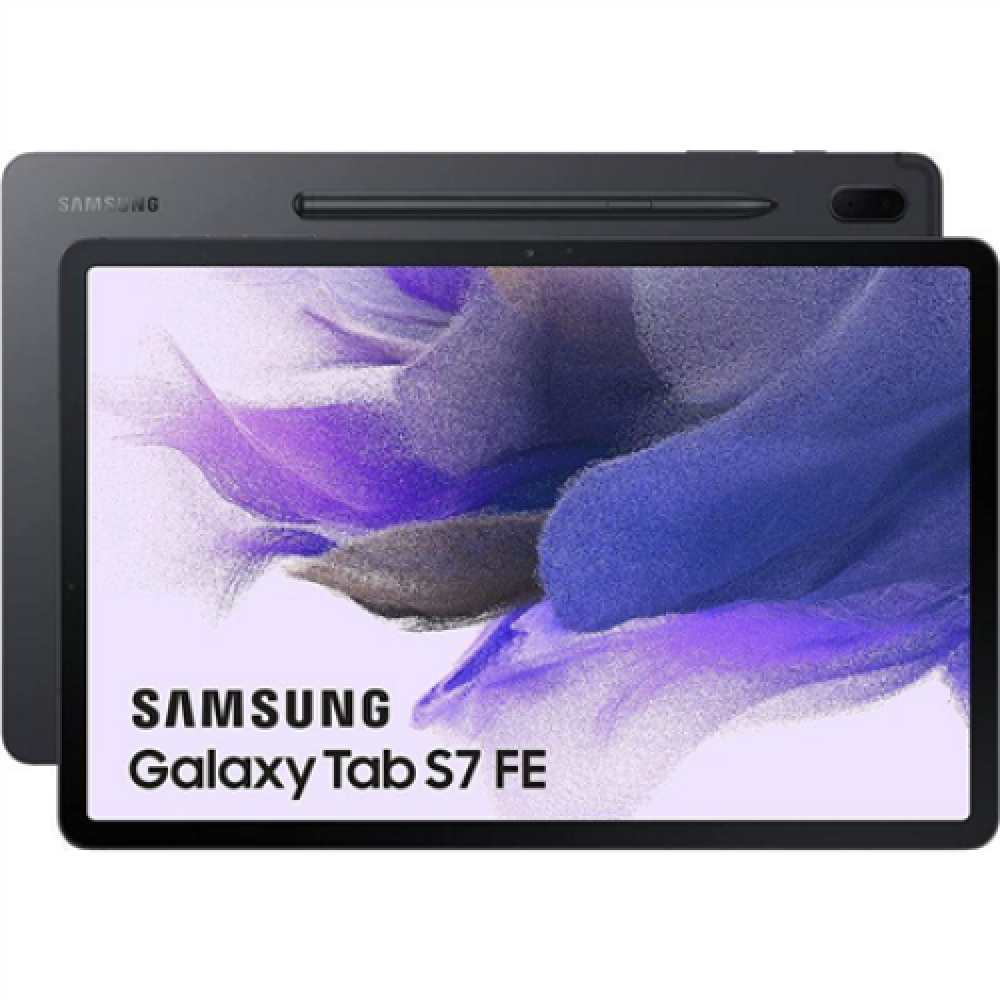 Samsung , Galaxy Tab S7 FE , T733 , 12.4 , Mystic Black , TFT , Qualcomm SM7325 , Snapdragon 778G , 6 GB , 128 GB , Wi-Fi , Front camera , 5 MP , Rear camera , 8 MP , Bluetooth , 5.2 , Android , 11 , Warranty 24 month(s)