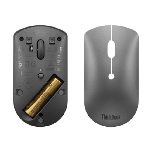 Lenovo , ThinkBook Bluetooth Silent Mouse , Wireless , Bluetooth 5.0 , Iron Grey , 1 year(s)