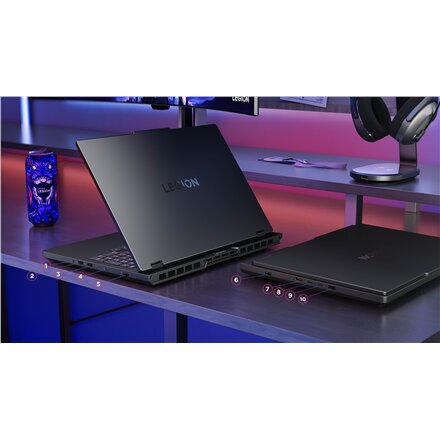 Lenovo Legion Pro 5 16IAX10H , Eclipse Black , 16 , OLED , WQXGA , 2560 x 1600 pixels , Intel Core Ultra 9 , 275HX , 32 (2x16GB) GB , SODIMM DDR5 , Solid-state drive capacity 2000 GB , NVIDIA GeForce RTX 5070 Ti , GDDR7 , 12 GB , Windows 11 Home , 802.11a