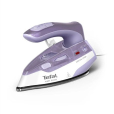 TEFAL First Class DB1612E0 , Steam Travel Iron , 1000 W , Continuous steam 10 g/min , Steam boost performance 45 g/min , White/Purple TEFAL First Class DB1612E0 , Steam Travel Iron , 1000 W , Continuous steam 10 g/min , Steam boost performance 45 g/min , White/Purple