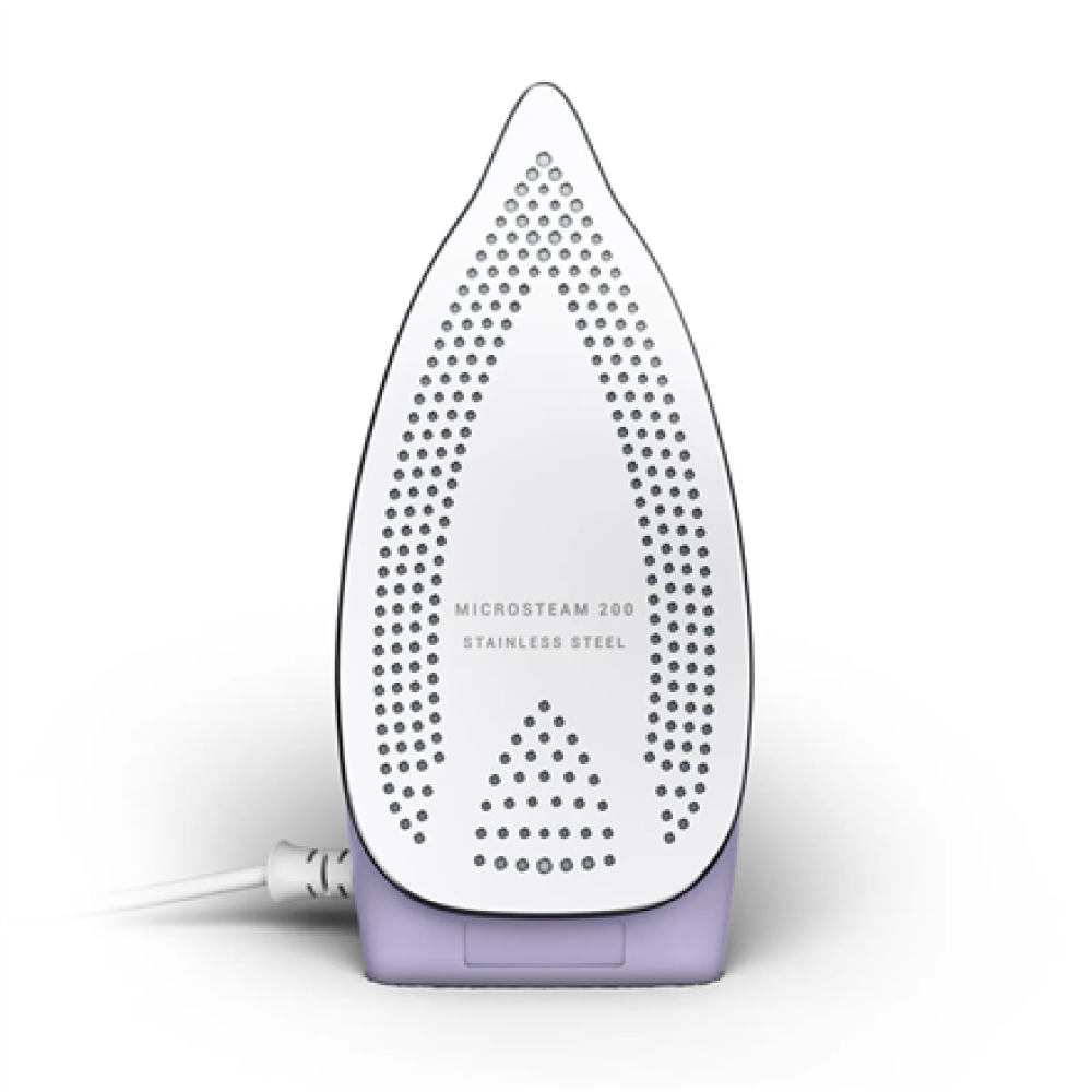 TEFAL First Class DB1612E0 , Steam Travel Iron , 1000 W , Continuous steam 10 g/min , Steam boost performance 45 g/min , White/Purple