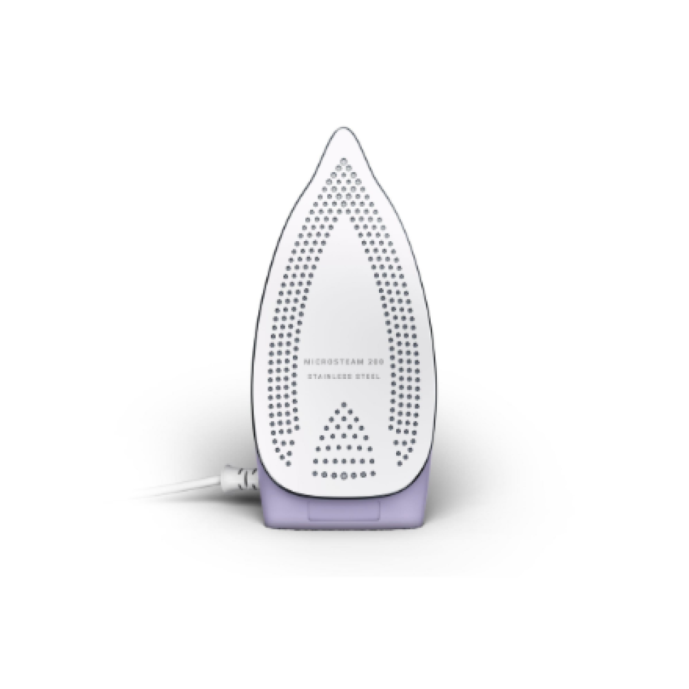 TEFAL First Class DB1612E0 , Steam Travel Iron , 1000 W , Continuous steam 10 g/min , Steam boost performance 45 g/min , White/Purple