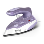 TEFAL First Class DB1612E0 , Steam Travel Iron , 1000 W , Continuous steam 10 g/min , Steam boost performance 45 g/min , White/Purple