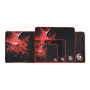 Gembird , MP-GAMEPRO-L Gaming mouse pad PRO, Large , Mouse pad , 400 x 450 x 3 mm , Black/Red