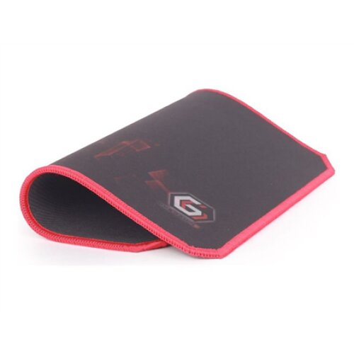 Gembird , MP-GAMEPRO-L Gaming mouse pad PRO, Large , Mouse pad , 400 x 450 x 3 mm , Black/Red