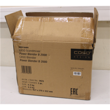 SALE OUT. Caso B 2000 Power Blender, Power 2000 W, Black , Caso Power Blender , B 2000 , Tabletop , 2000 W , Jar material Tritan , Jar capacity 2 L , Ice crushing , Black , DAMAGED PACKAGING, SCRATCHED SIDE OF LIQUID CONTAINER