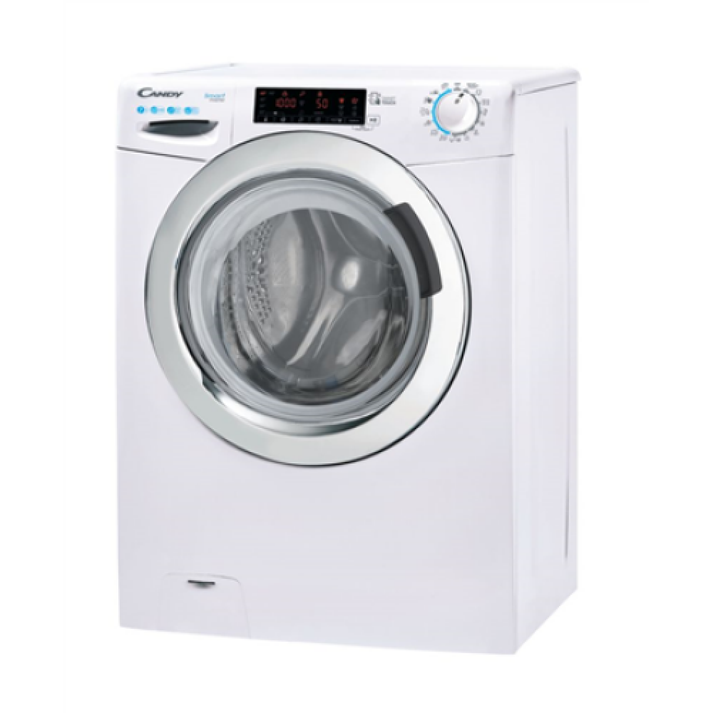 Candy Washing Machine CSS4147TWMCE/1-S Energy efficiency class A, Front loading, Washing capacity 7 kg, 1400 RPM, Depth 45 cm, Width 60 cm, Display, LCD, Steam function, NFC, White
