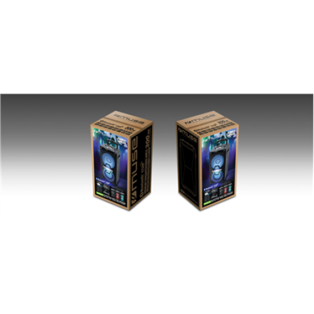 Muse , Party Box Speaker , M-1920DJ , 300 W , Bluetooth , Black , Portable , Wireless connection