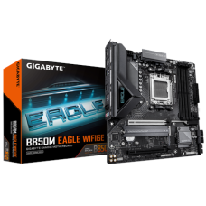 Gigabyte B850M EAGLE WF6E , Processor family AMD , Processor socket AM5 , DDR5 , Supported hard disk drive interfaces SATA, M.2 , Number of SATA connectors 4