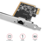 AXAGON Gigabit Ethernet PCI-Express network card with proven Realtek chipset version , PCEE-GRF