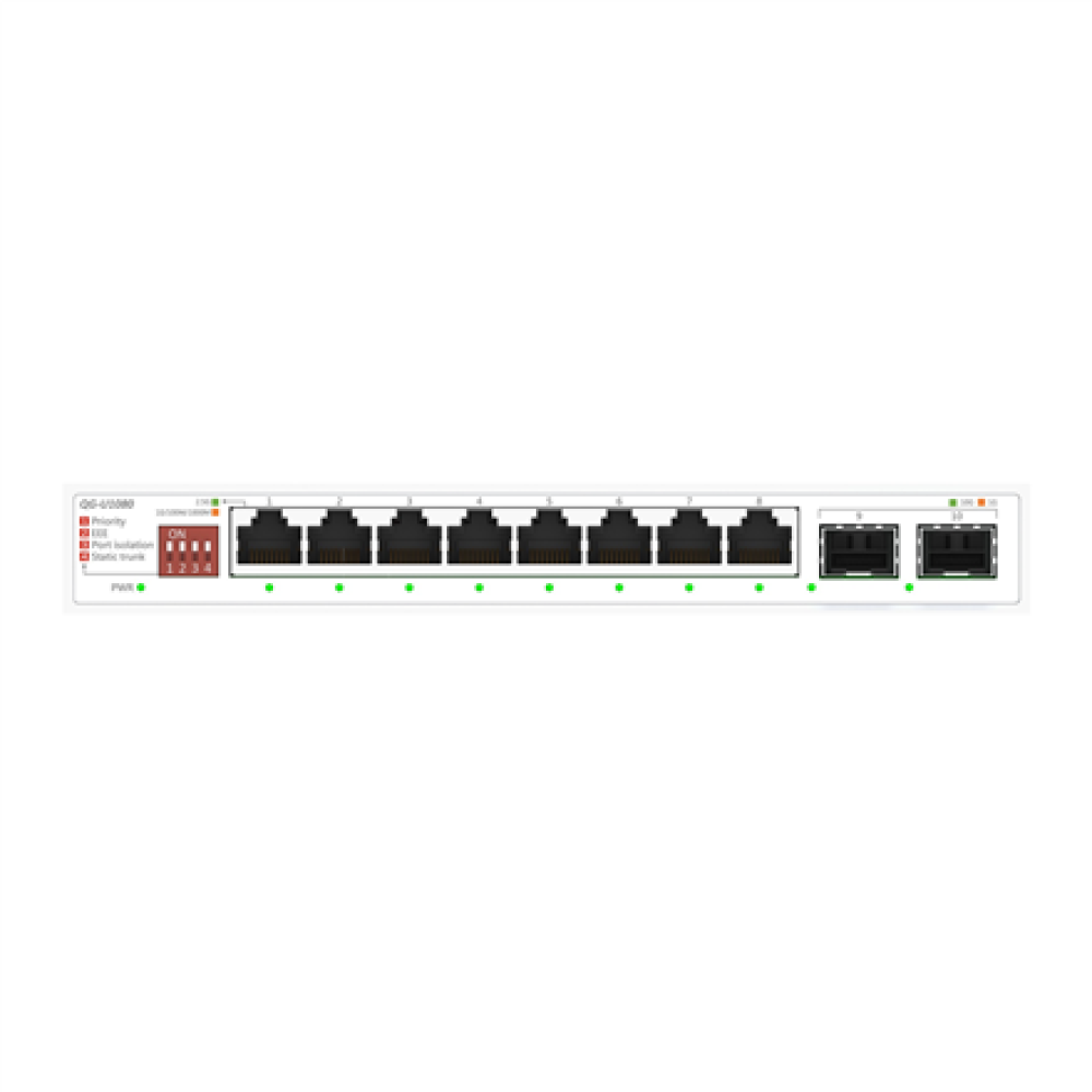 Asus , QG-U1080 , 8-Port 2.5G and 2-Port 10G SFP+ Switch , Unmanaged , Desktop , SFP+ ports quantity 2 x 10G SFP+ ports