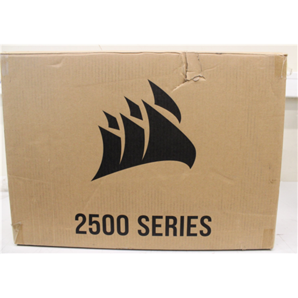 SALE OUT. Corsair 2500D AIRFLOW Mid-Tower Dual Chamber PC Case, Black , Corsair Dual Chamber PC Case , 2500D AIRFLOW , Black , Mid Tower , DAMAGED PACKAGING , Power supply included No , Micro-ATX