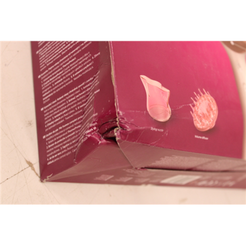 SALE OUT. Philips HP8281/00 Hair Dryer, Pearl White/Pink Golden , Philips , Hair Dryer , HP8281/00 , 2300 W , Number of temperature settings 6 , Ionic function , Diffuser nozzle , Pearl White/Pink Golden , DAMAGED PACKAGING