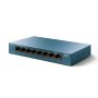 TP-LINK , 8-Port 10/100/1000Mbps Desktop Network Switch , LS108G , Unmanaged , Desktop , Power supply type External