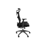 Genesis mm , Base material Nylon; Castors material: Nylon with CareGlide coating , Ergonomic Chair Astat 200 Black