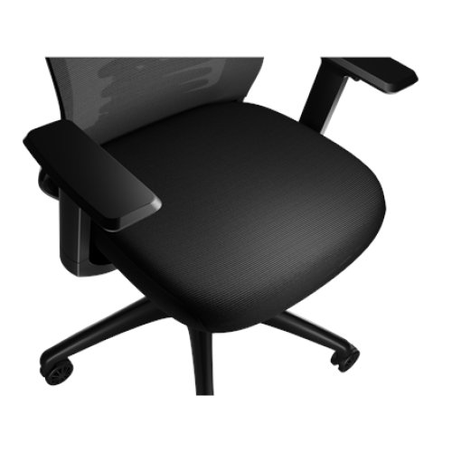 Genesis Ergonomic Chair Astat 200 Base material Nylon; Castors material: Nylon with CareGlide coating , Black