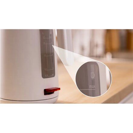 Bosch Kettle , TWK2M161 MyMoment , Electric , 2400 W , 1.7 L , Plastic , 360° rotational base , White